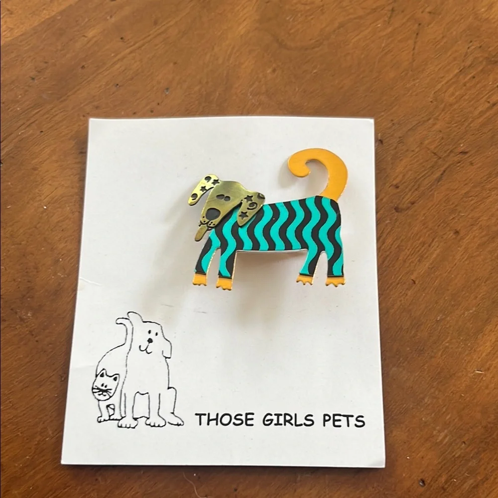 Colorful Dog Brooch - Picture 2 of 7